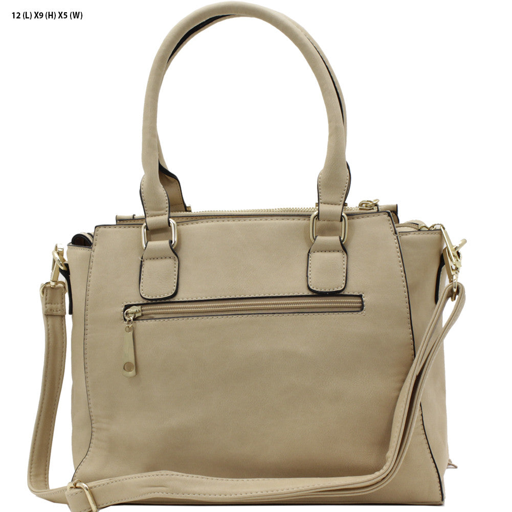 Fringe Tassel Beige Purse