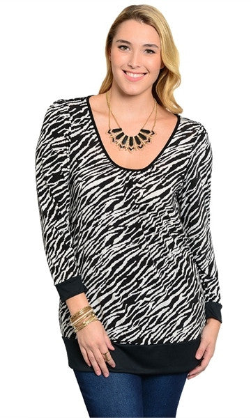 Black & White Top
