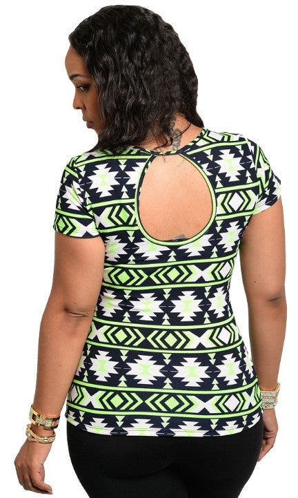 plus size green shirt