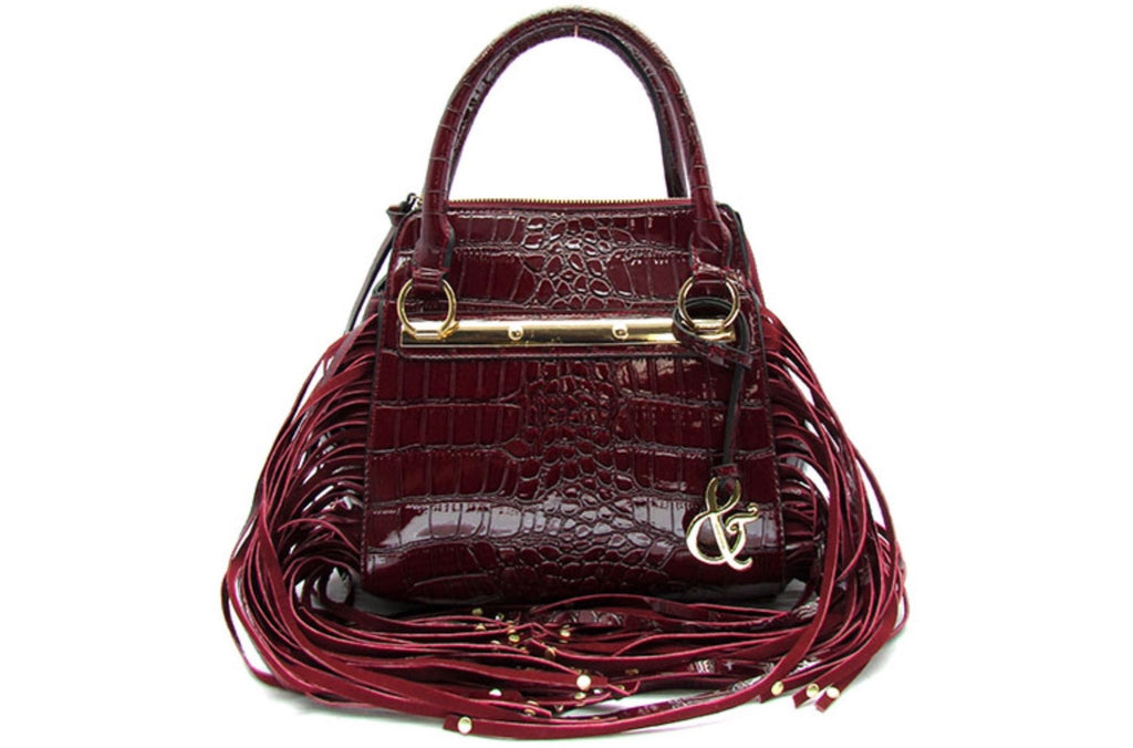 fringe tote bag
