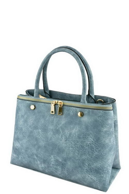 heavenly blue designer tote