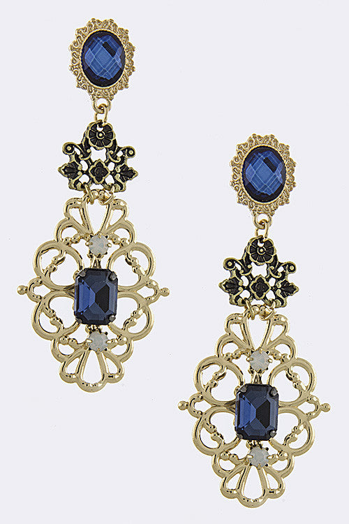 Sapphire earrings