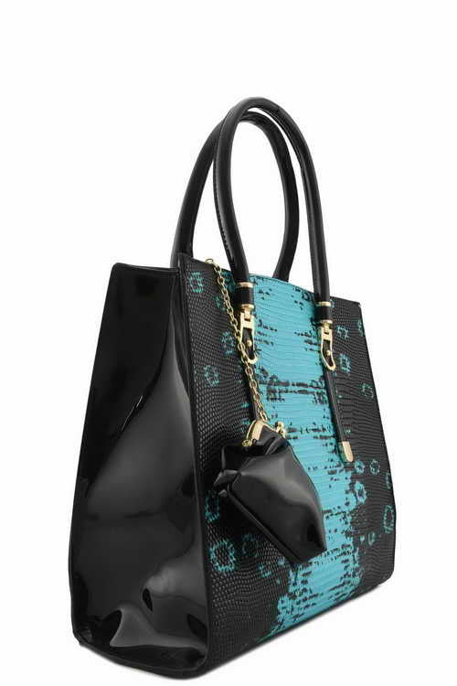 leatherette tote
