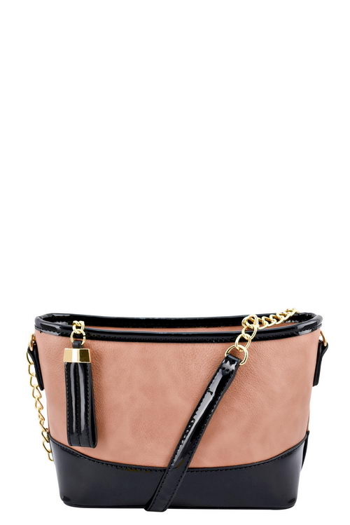 Pink messenger bag