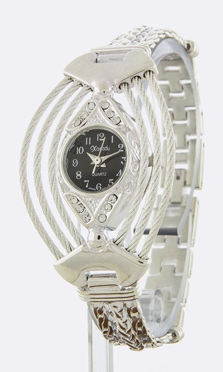 ladies two-toned watch