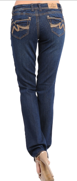 Navy Denim Jeans