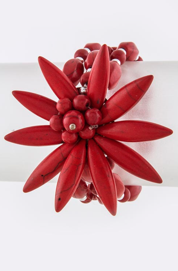 sunburst floral bracelet