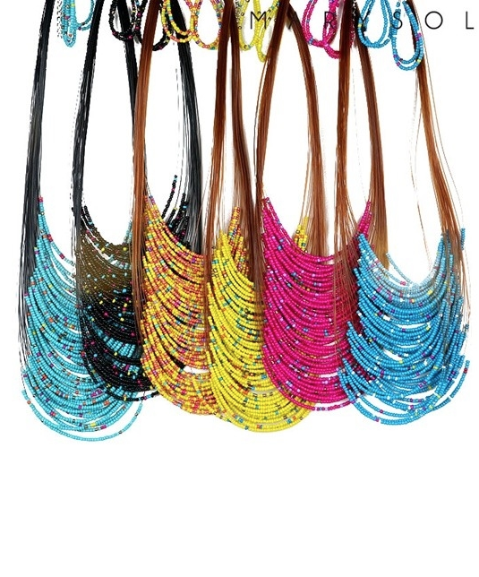 Multi Line / Multi Color Necklace Set