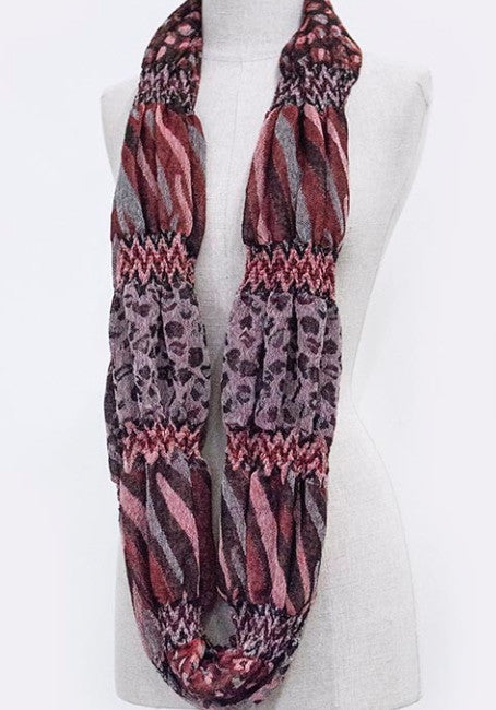 Burgundy Infinity Scarf