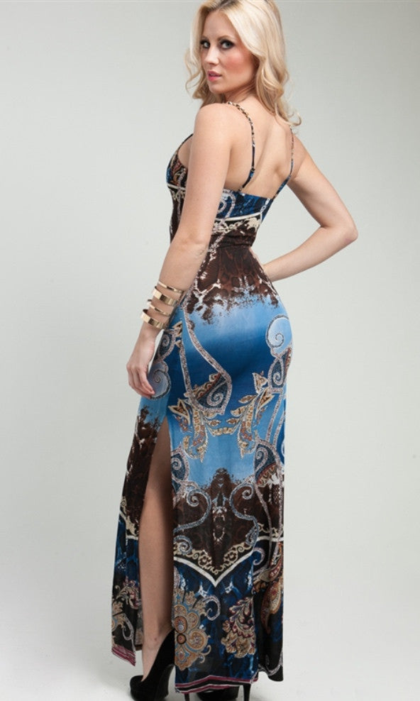 Blue Maxi Dress