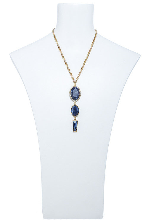 sapphire pendant necklace