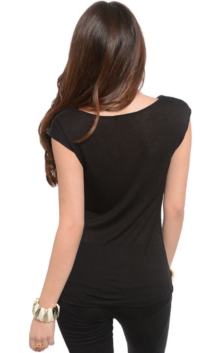 Black Rose Top