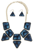 Sapphire Necklace and Earrings
