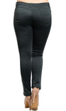 Charcoal Plus Size Skinny Pants-FINAL SALE