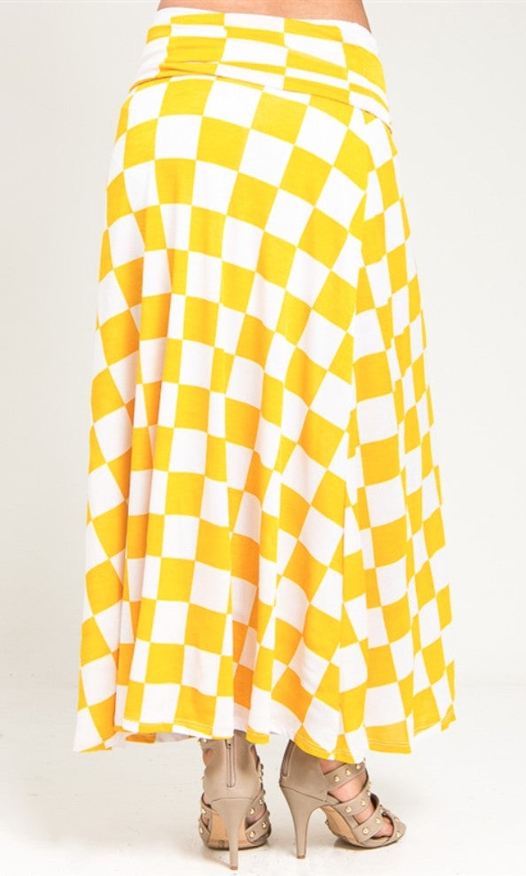 Yellow Maxi Skirt