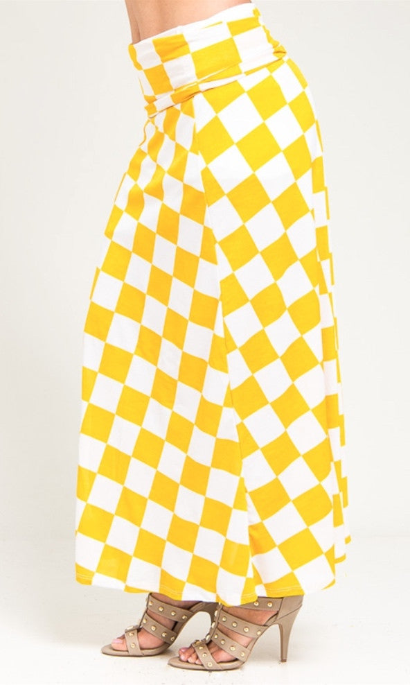 Yellow Maxi Skirt