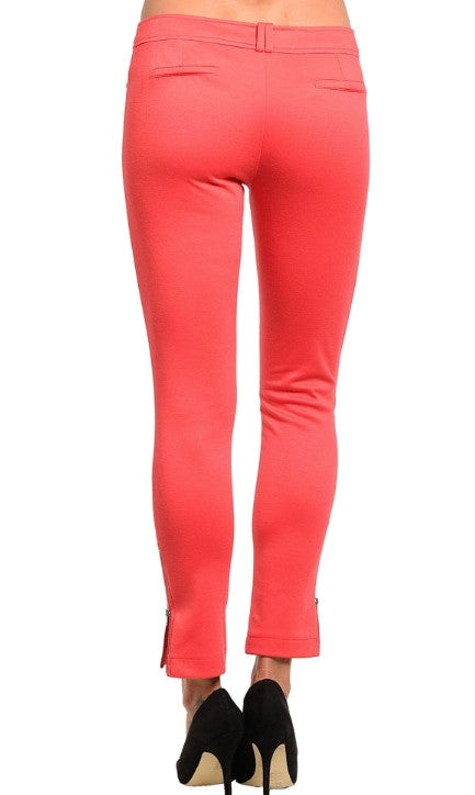 Coral Knit Pants