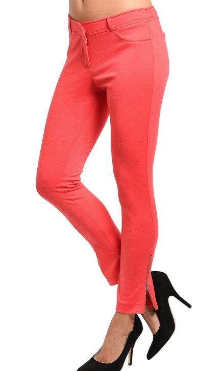 Coral Knit Pants