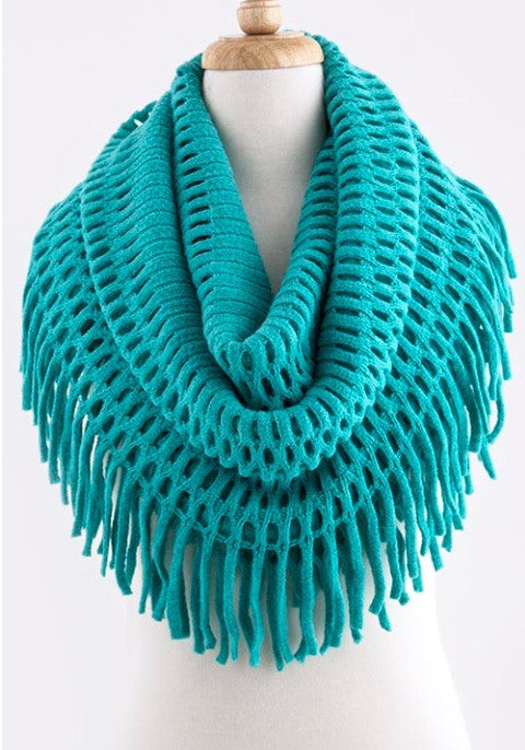 Fringe scarf