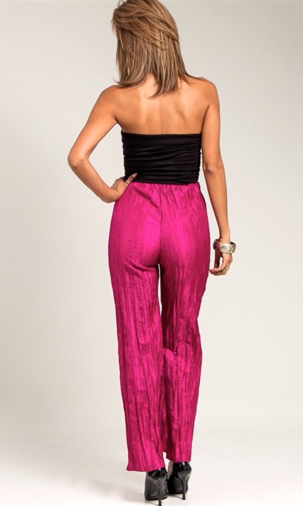 One piece Strapless pants suit