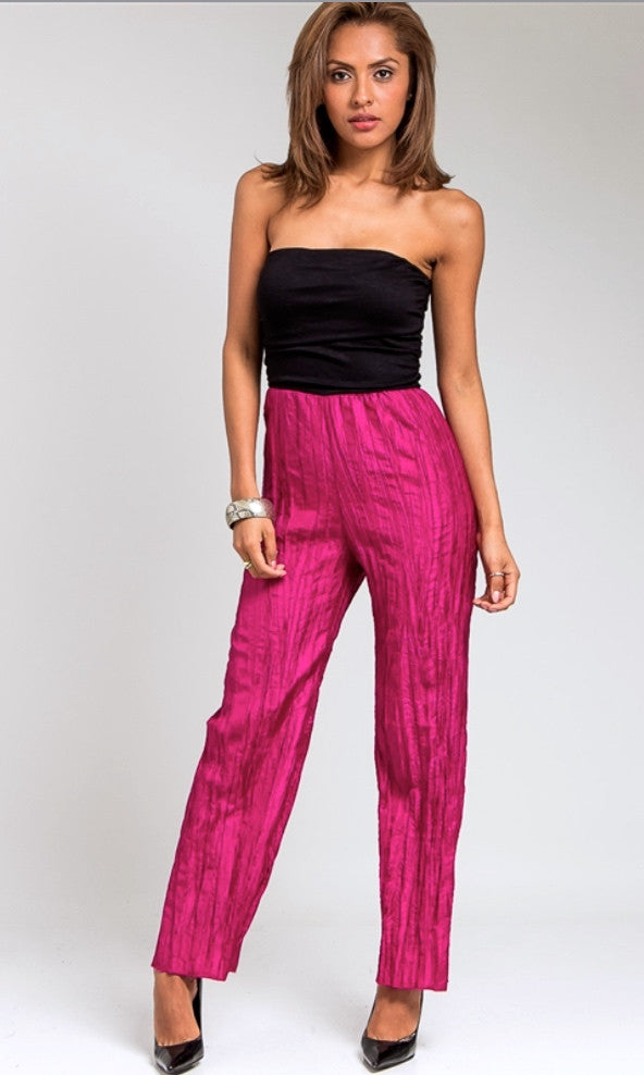 Black bodice Strapless jumpsuit