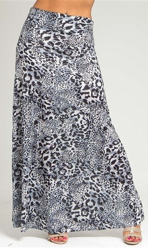Side Slit Maxi Skirt