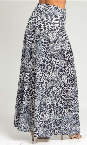 Side Slit Maxi Skirt