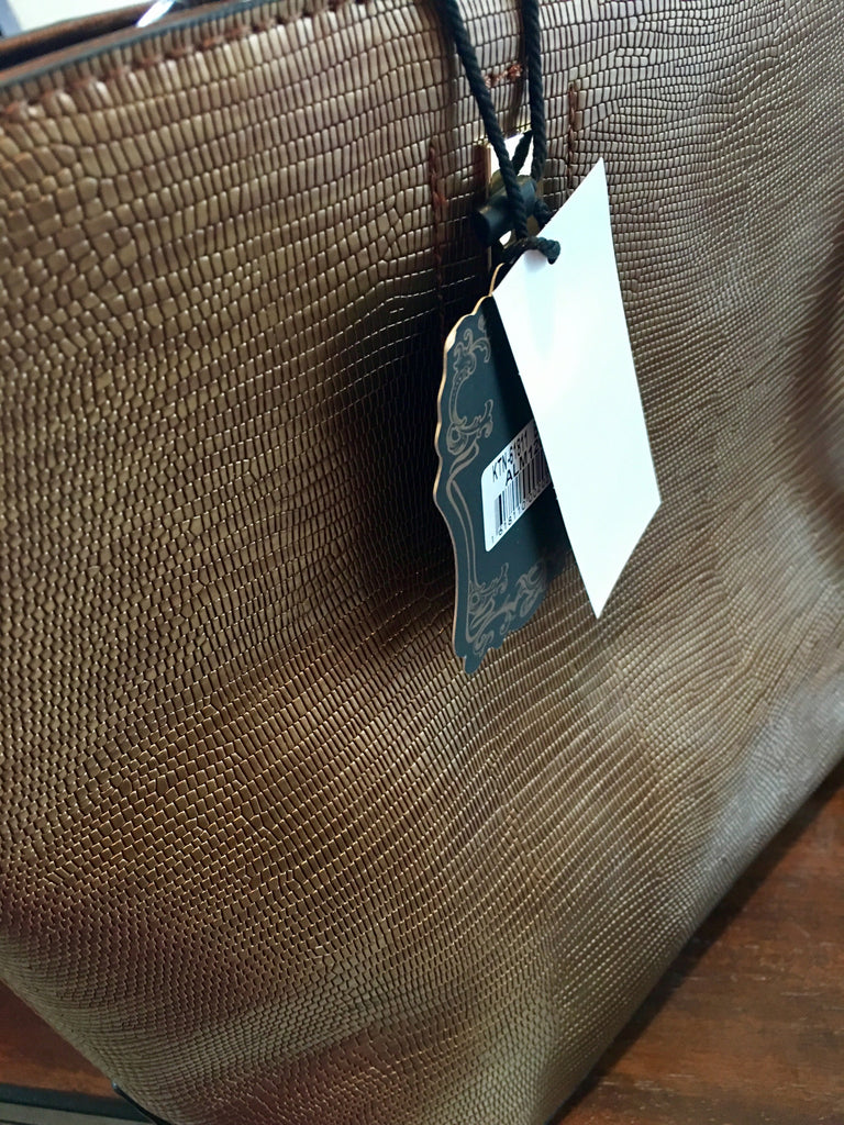 bronze tote