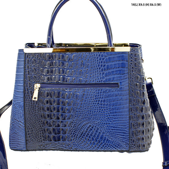 croc styled tote bag