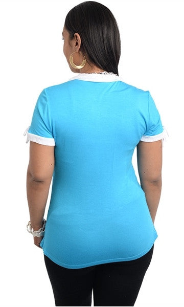 Mock Collar Top