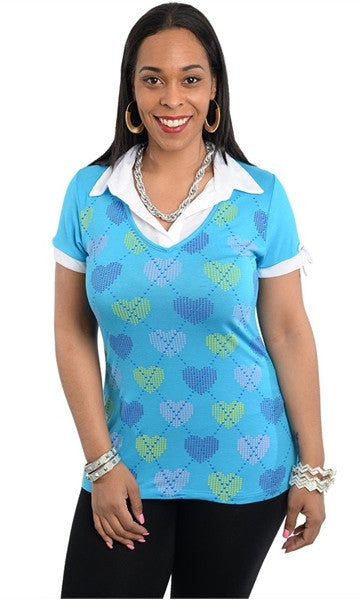 Mock Collar Top