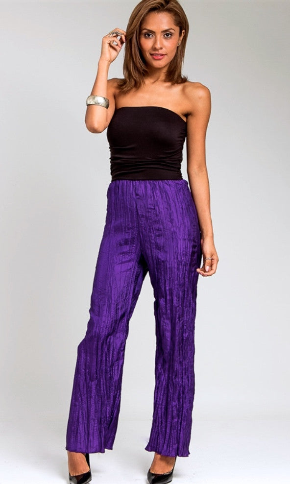 Black and purple jumpsuit