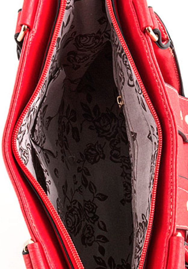 red purse