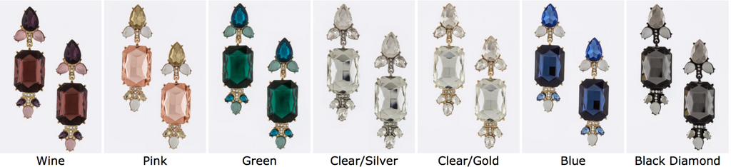 Rhinestone Drop Earrings
