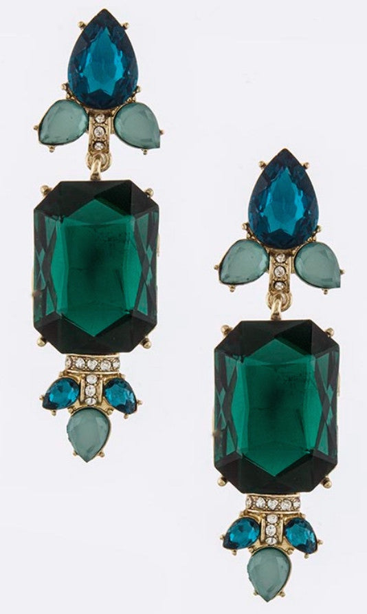 Rhinestone Drop Earrings