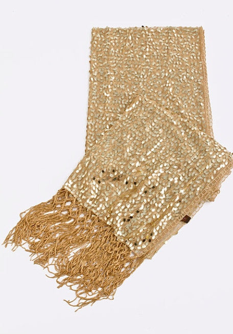 Evening Wrap Sequin Scarf
