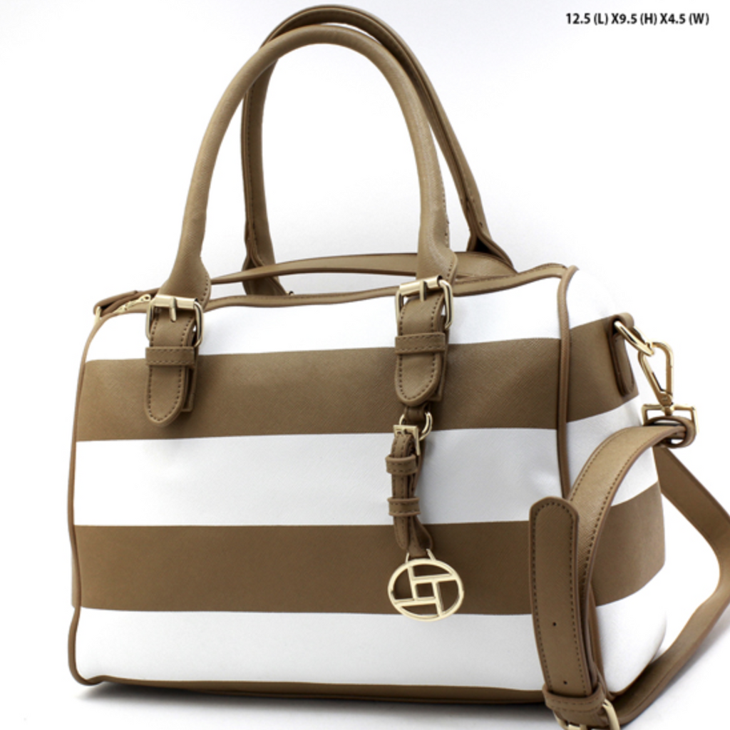 gorgeous striped handbag