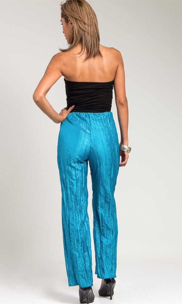 Teal Strapless Jumpsuit - Final Sale