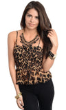 Black & Brown Leopard Print Shirt - FINAL SALE