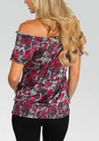 Rose Ruched Blouse - FINAL SALE