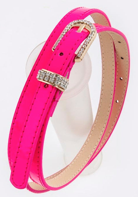 Hot pink belt