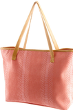 casual pink tote purse