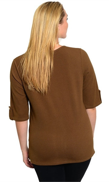 Sunburst Brown Shirt