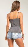 charcoal camisole