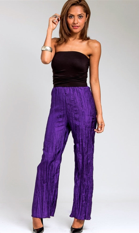 Black and purple jumpsuit 